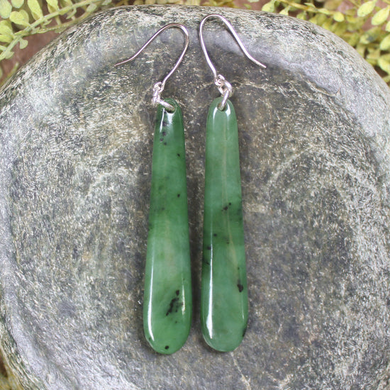 Hapopo Pounamu Earrings