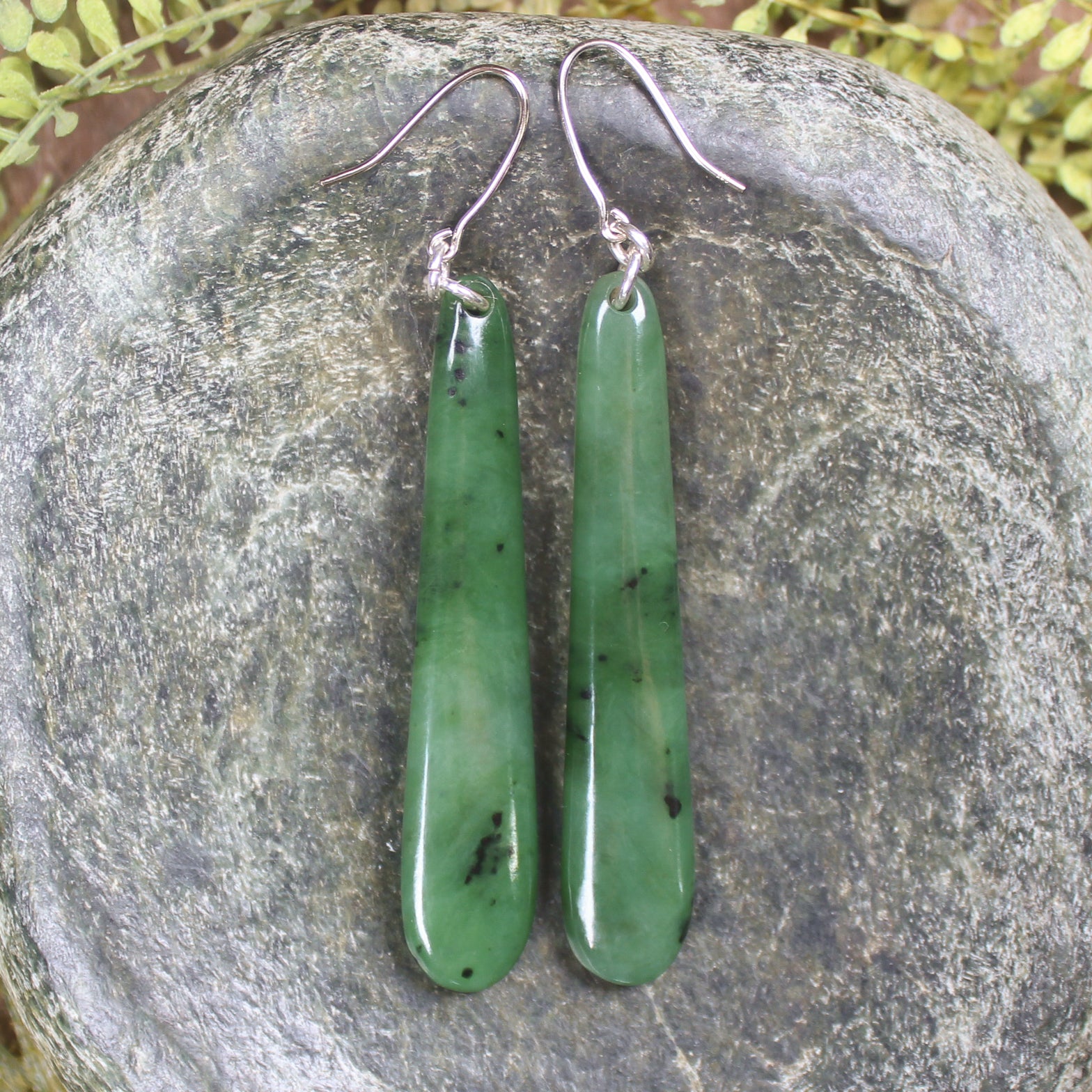 Hapopo Pounamu Earrings