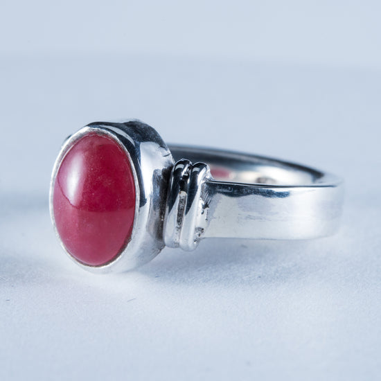 Rhodonite Sterling Silver Ring