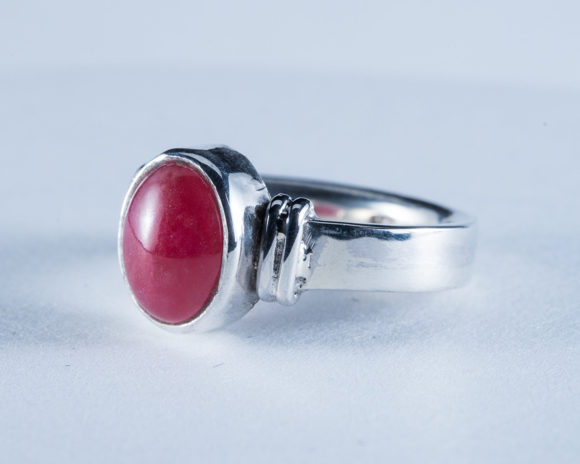 Rhodonite Sterling Silver Ring