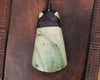 Toki or Adze Pendant carved from Flower Jade Pounamu - NZ Greenstone
