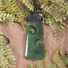 Toki with Koru pounamu pendant - NZ Greenstone
