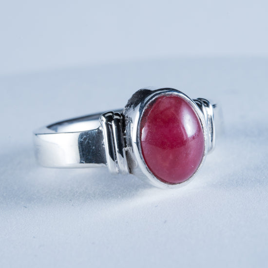 Rhodonite Sterling Silver Ring