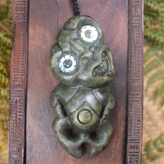 Rimu Pounamu Hei Tiki - NZ Greenstone
