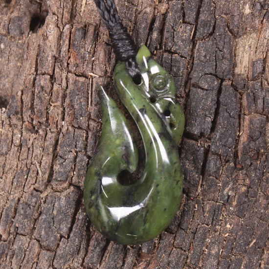 Douglas Creek Pounamu Manaia pendant - NZ Greenstone