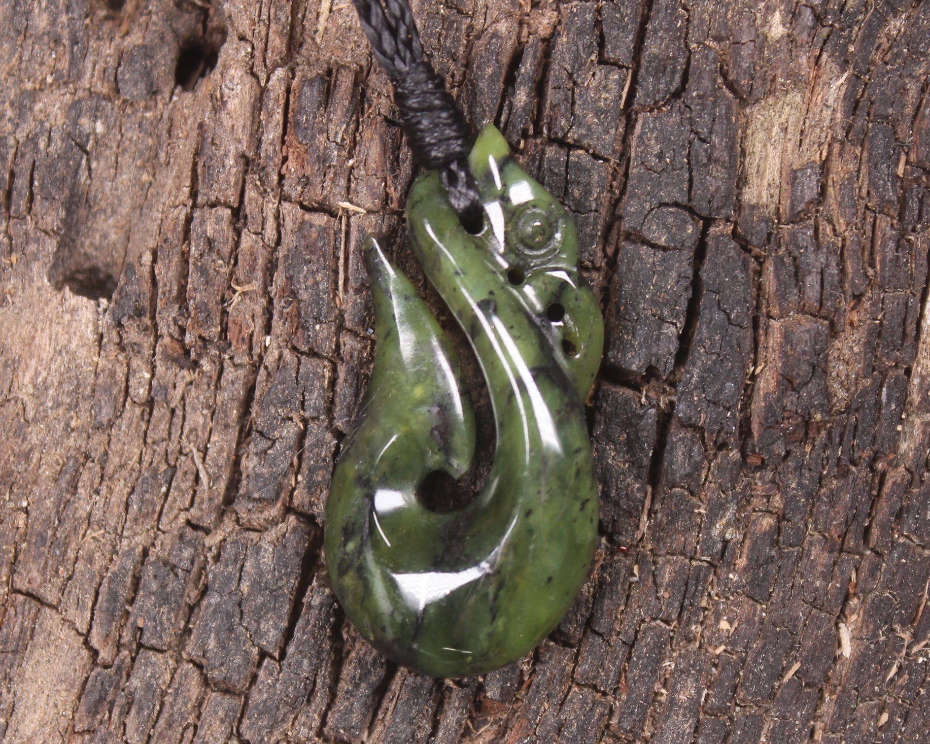 Douglas Creek Pounamu Manaia pendant - NZ Greenstone