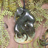 Manaia pendant carved from Rimu Pounamu - NZ Greenstone