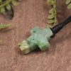 NZ Greenstone Cross pendant 