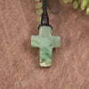 NZ Greenstone Cross pendant 