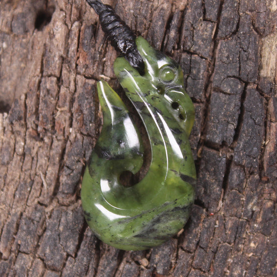 Douglas Creek Pounamu Manaia pendant - NZ Greenstone