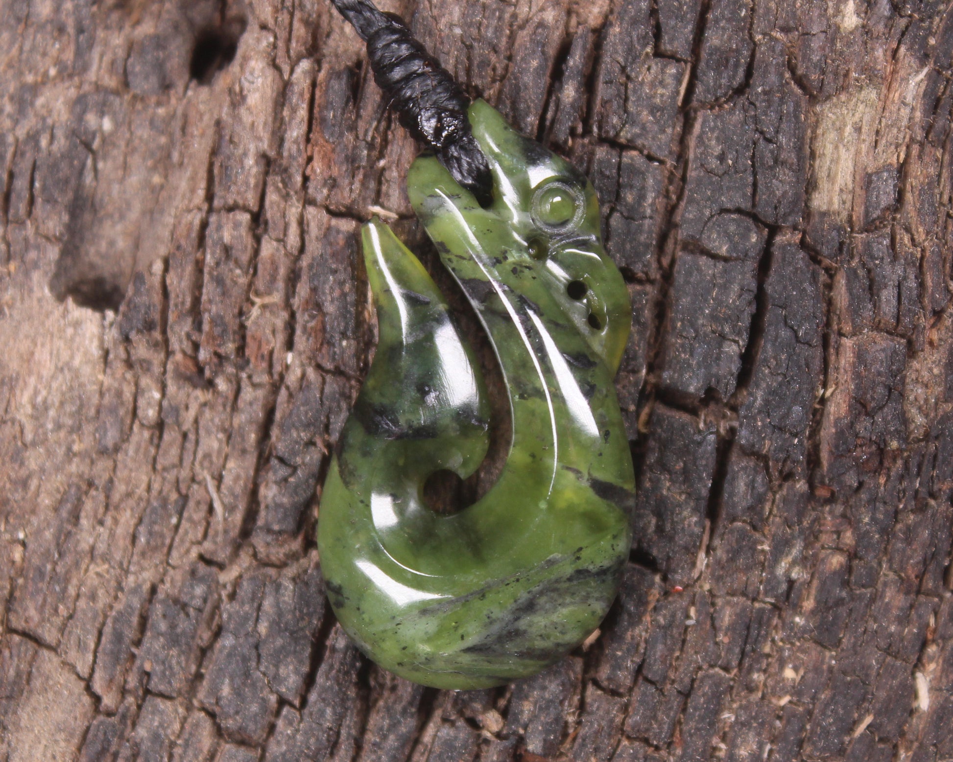 Douglas Creek Pounamu Manaia pendant - NZ Greenstone