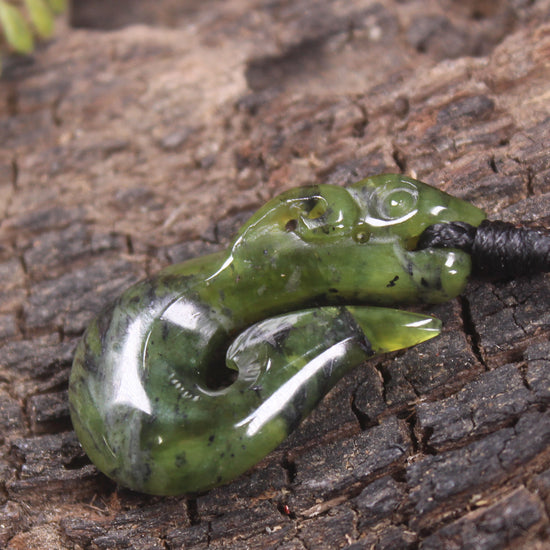 Douglas Creek Pounamu Manaia pendant - NZ Greenstone