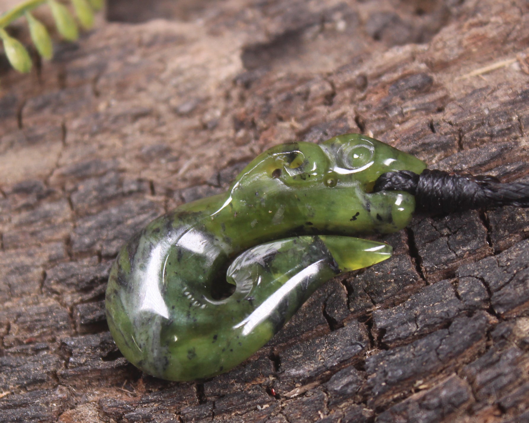 Douglas Creek Pounamu Manaia pendant - NZ Greenstone
