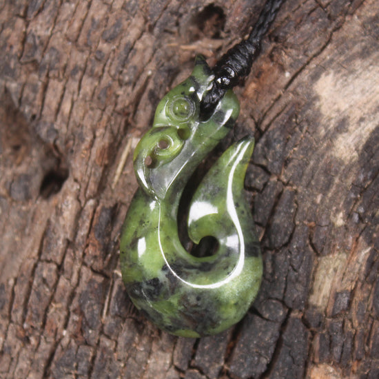 Douglas Creek Pounamu Manaia pendant - NZ Greenstone