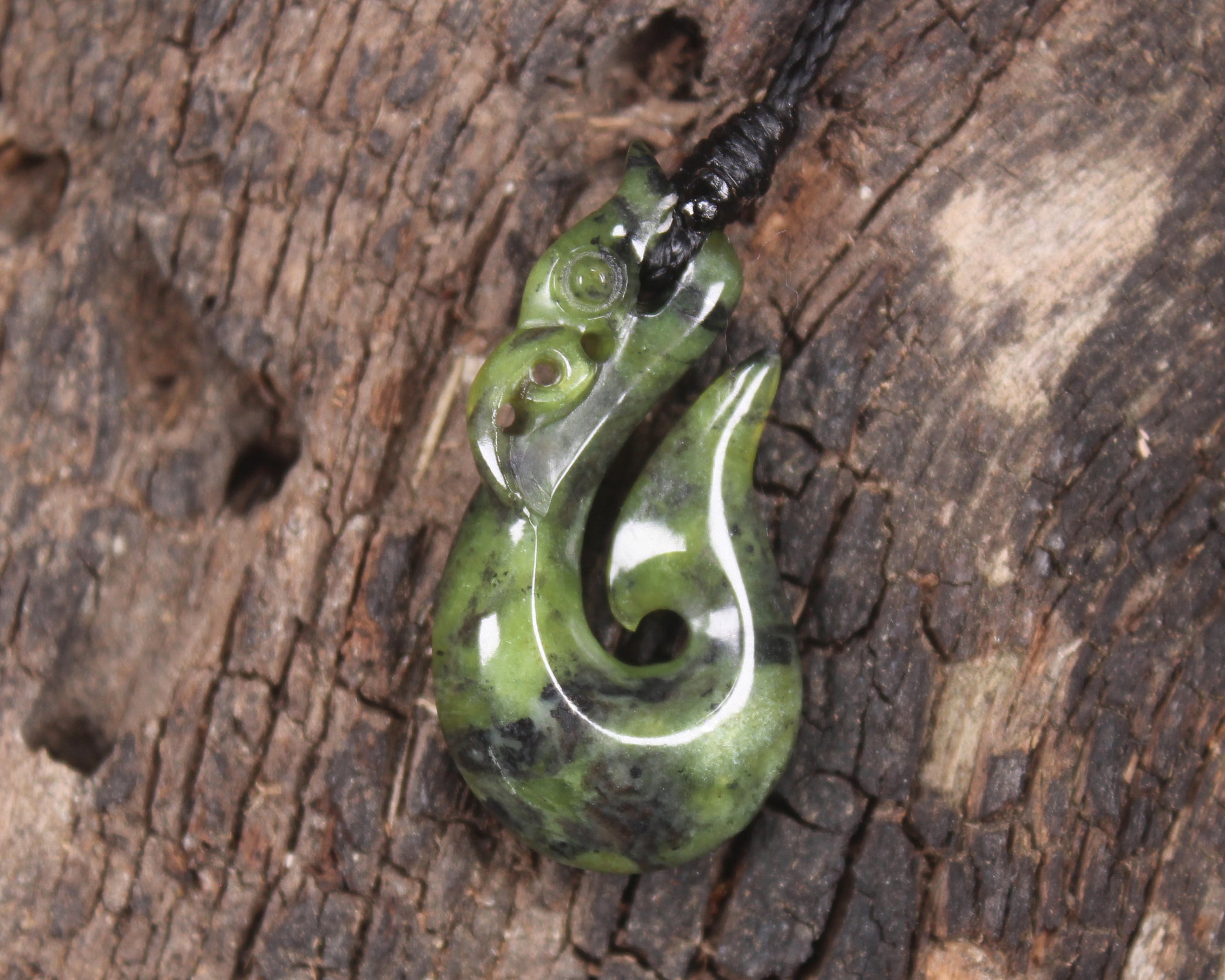 Douglas Creek Pounamu Manaia pendant - NZ Greenstone