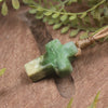 NZ Greenstone Cross pendant 