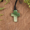 NZ Greenstone Cross pendant 