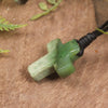 NZ Greenstone Cross pendant 
