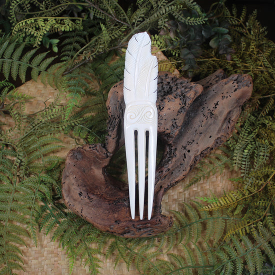 Heru carved from beef bone