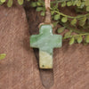 NZ Greenstone Cross pendant 