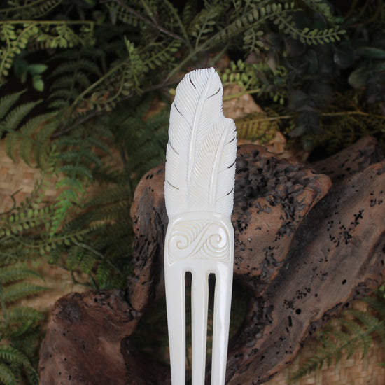 Heru carved from beef bone