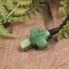 NZ Greenstone Cross pendant 