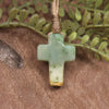 NZ Greenstone Cross pendant 