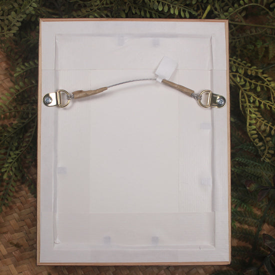 Framed Kawakawa Pounamu Roimata with Koru - NZ Greenstone