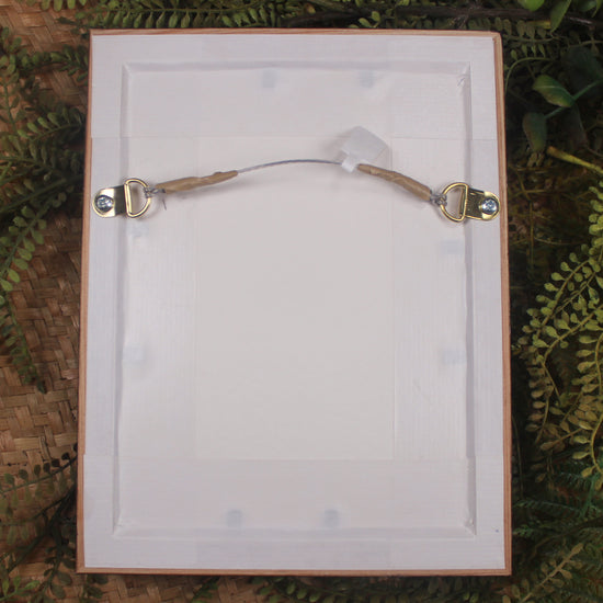 Framed Hapopo Pounamu Twist Pendant - NZ Greenstone