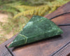 Breastplate or Shield carved from Kawakawa Pounamu - NZ Greenstone