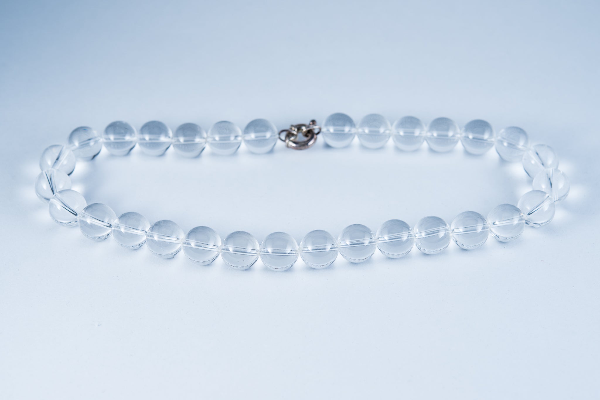 Clear Quartz Beaded Necklace (S650)