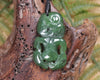 Hapopo Pounamu Hei Tiki - NZ Greenstone