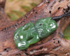 Hapopo Pounamu Hei Tiki - NZ Greenstone