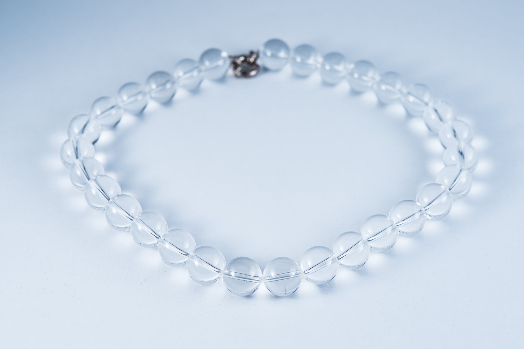 Clear Quartz Beaded Necklace (S650)