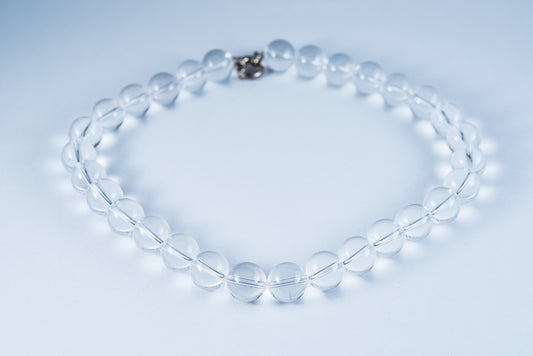 Clear Quartz Beaded Necklace (S650)