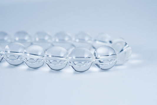 Clear Quartz Beaded Necklace (S650)