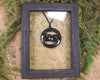 Framed Rimu Pounamu Koru Pendant - NZ Greenstone