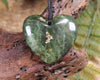 Heart carved from Hapopo Pounamu - NZ Greenstone