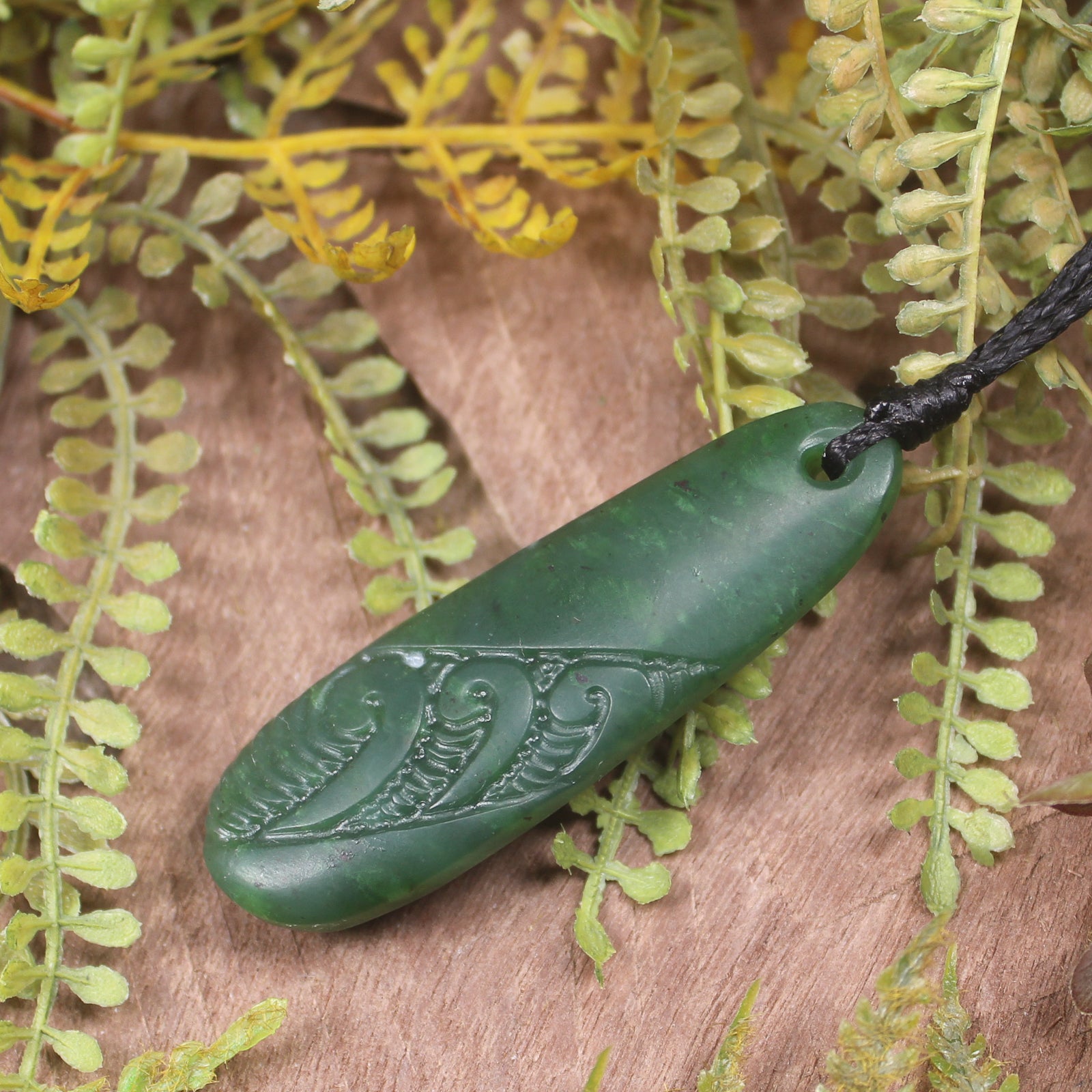 Roimata with Koru Pounamu Pendant - NZ Greenstone