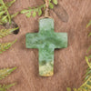 NZ Greenstone Cross pendant 