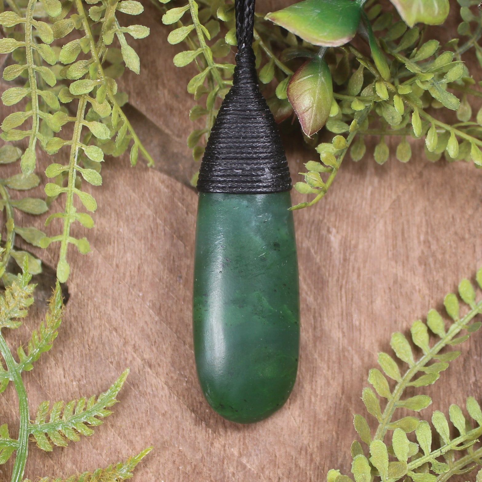 Roimata with Koru Pounamu Pendant - NZ Greenstone