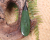Roimata Teardrop carved from Hapopo Pounamu - NZ Greenstone