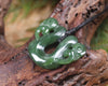 Pekapeka Pendant carved from Hapopo Pounamu - NZ Greenstone