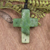 NZ Greenstone Cross pendant 