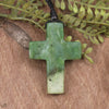 NZ Greenstone Cross pendant 