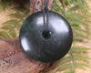 Porowhita or Pi Stone carved from Kawakawa Pounamu - NZ Greenstone