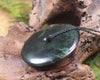 Porowhita or Pi Stone carved from Kawakawa Pounamu - NZ Greenstone