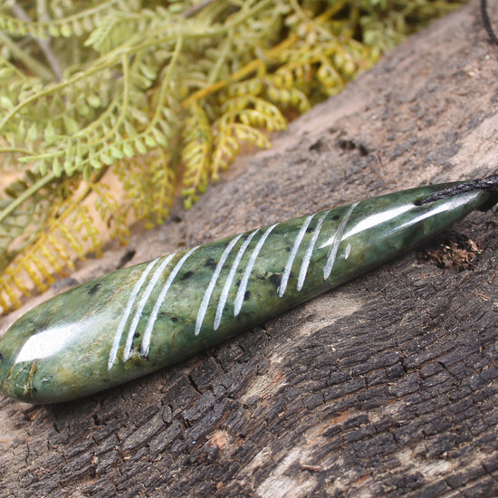 Rimu Pounamu Roimata Pendant - NZ Greenstone