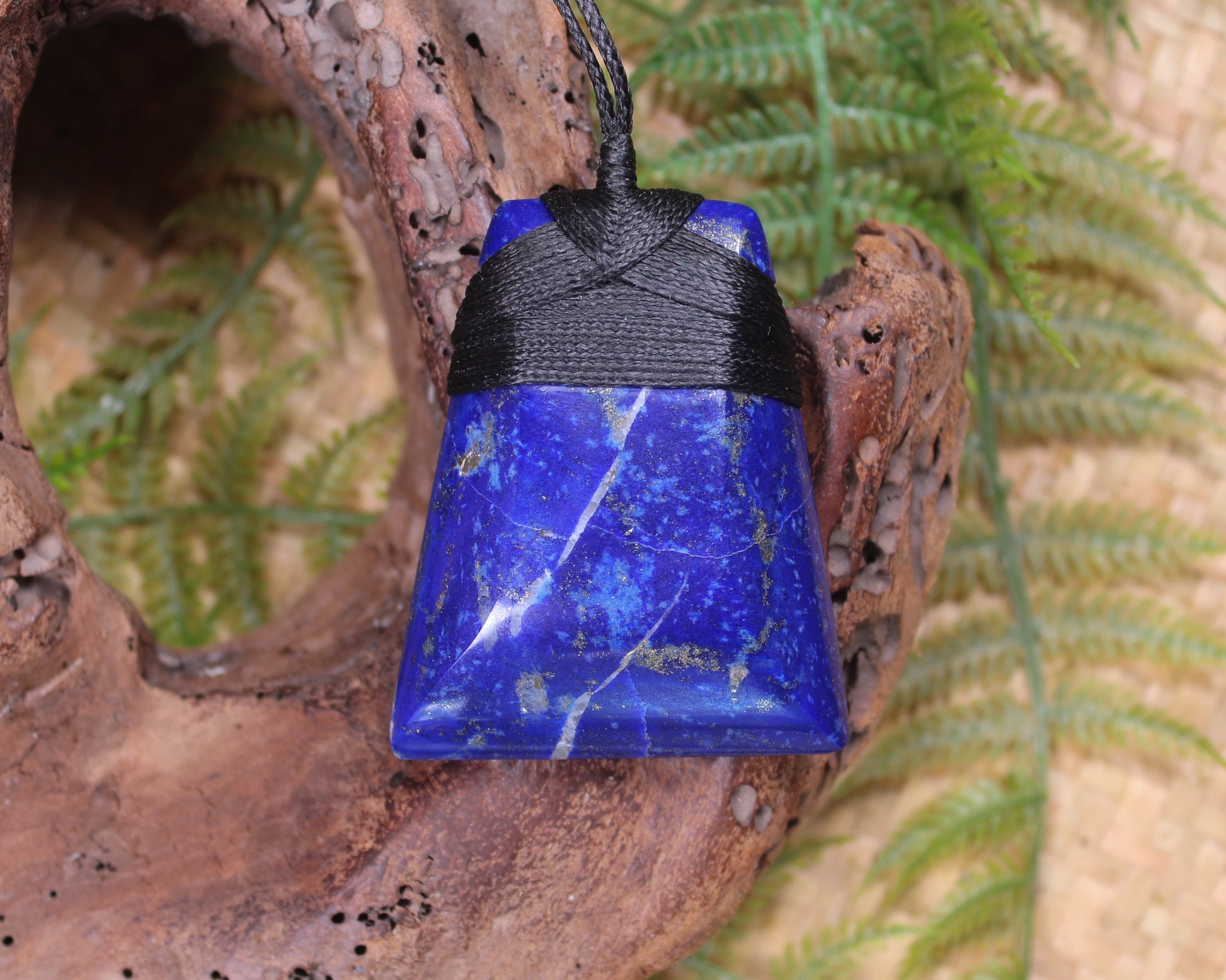 Toki or Adze carved from Lapis Lazuli