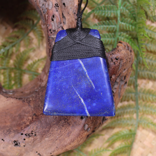Toki or Adze carved from Lapis Lazuli